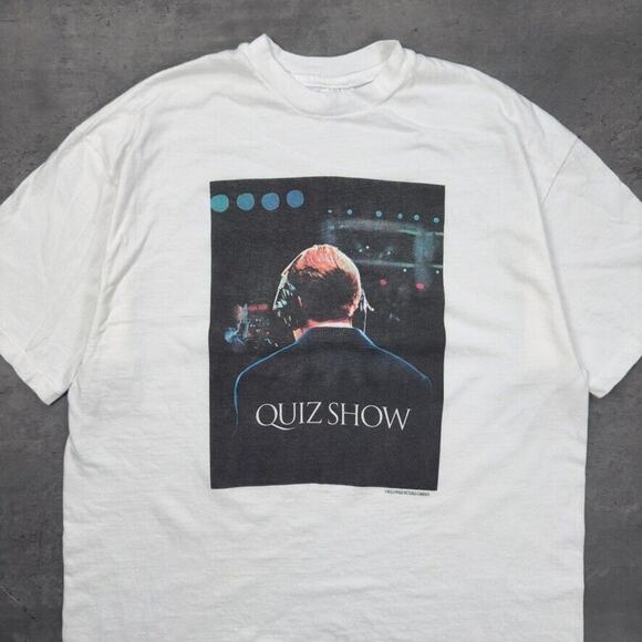 Vintage Single Stitch Quiz Show Robert Redford T Shirt - Picture 2 of 7